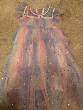 Charlies Project Size 6 Tulle Rainbow Dress
